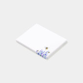 Post-it® Belles fleurs de printemps et les abeilles volent  (Incliné)