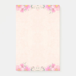 Post-it® Belles fleurs en couleurs pastel Notes