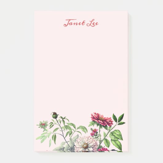 Post-it® Belles Fleurs Et Basses Notes (Devant)