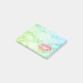 Post-it® Belles lèvres personnalisées sur marbre (Incliné)
