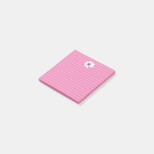 Post-it® Belles notes de post-it aux fleurs (Incliné)