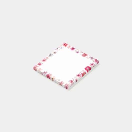 Post-it® Belles notes florales post-it (Incliné)