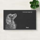 Post-it® Bergamasco Nom du chien d'art Abstrait (Bureau)