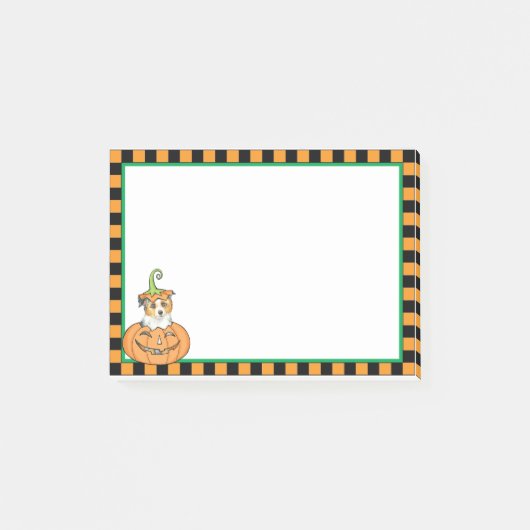 Post-it® Berger américain miniature d'Halloween (Devant)
