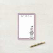 Post-it® Bert | Ne me parle pas (Sur un bureau)