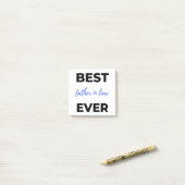 Post-it® Best Father In Law Ever 2 (Sur un bureau)