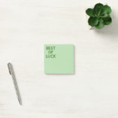 Post-it® Best of Luck Clovers Greeting (Bureau)