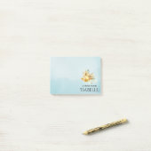 Post-it® Beta Fish Personnalisé (Sur un bureau)