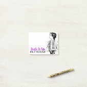 Post-it® Beurre, Beurre | Citation victorienne Snarky (Sur un bureau)