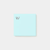 Post-it® Beurre bleu clair de conception Bouton clair Post- (Devant)