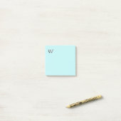 Post-it® Beurre bleu clair de conception Bouton clair Post- (Sur un bureau)