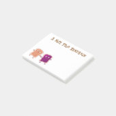 Post-it® Beurre d'arachide mignonne et caricature sandwich (Incliné)