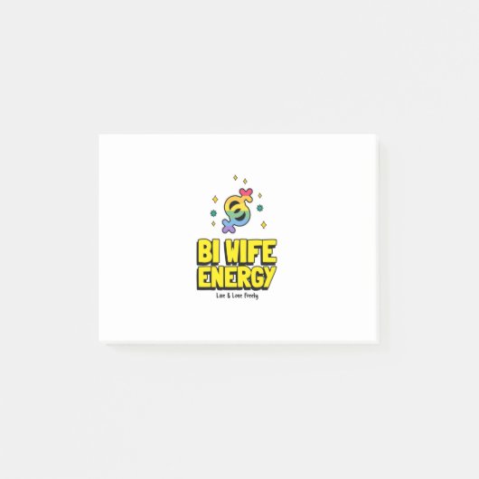 Post-it® Bi Wife Energy (Devant)