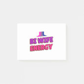 Post-it® Bi Wife Energy (Devant)