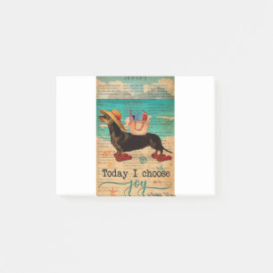 Post-it® Bible Beach Life Joy Dachshund