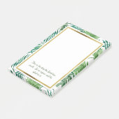 Post-it® Bible chrétienne Feuille tropicale Verse Post it (Incliné)