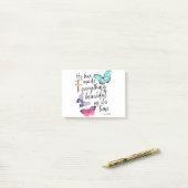 Post-it® Bible Verse Cross Ecclesiastes Ecc (Sur un bureau)