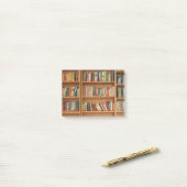 Post-it® Bibliothèque arrière-plan (Sur un bureau)