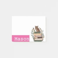 Bibliothèque de livres sur la chouette drôle perso