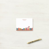 Post-it® Bibliothèque scolaire Petites notes (Sur un bureau)