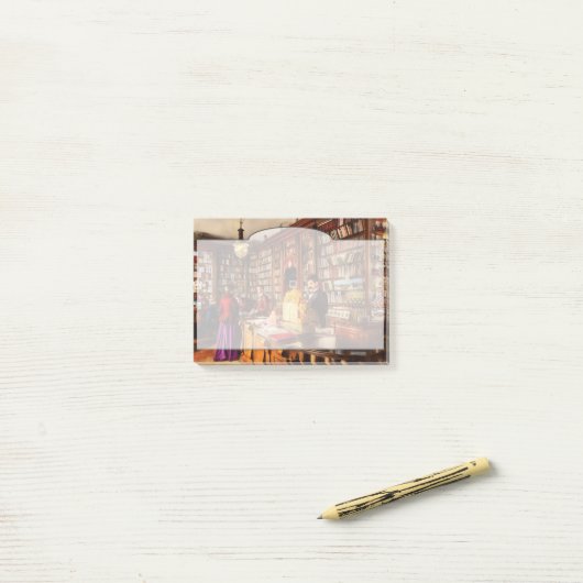 Post-it® Bibliothèque - Une idée originale 1895 (Sur un bureau)