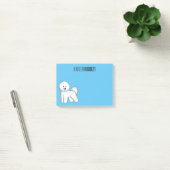 Post-it® Bichon frise dog dessin animé (Bureau)