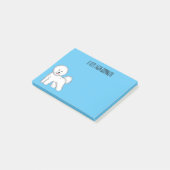 Post-it® Bichon frise dog dessin animé (Incliné)