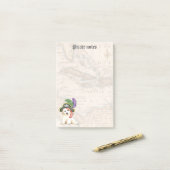 Post-it® Bichon Frise Pirate (Sur un bureau)