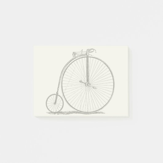 Post-it® Bicyclette à grande roue Penny Farthing (Devant)