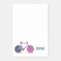 Bicyclette couleur ligne dessin personnalisé
