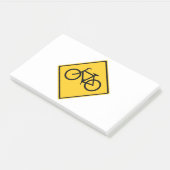 Post-it® Bicyclette pour panneau routier (Incliné)
