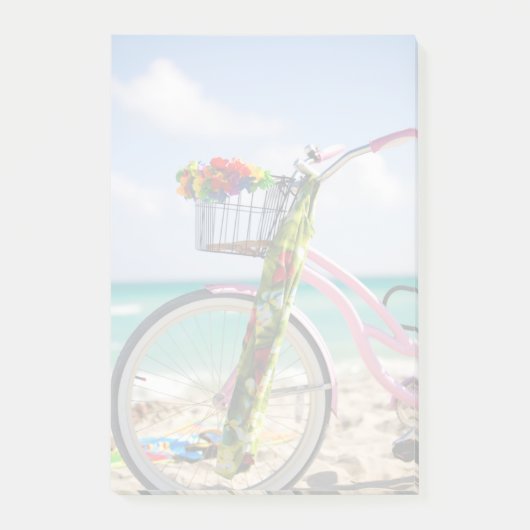 Post-it® Bicyclette sur la plage | Miami, la Floride (Devant)