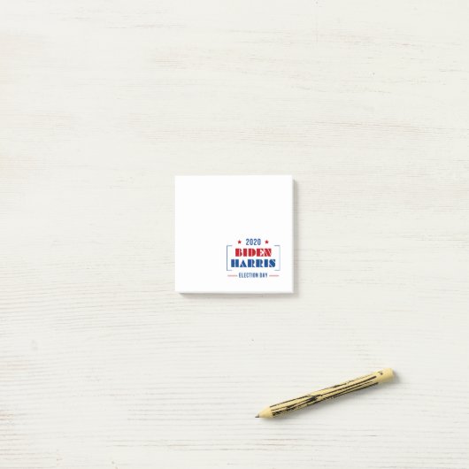 Post-it® Biden Harris 2020 (Sur un bureau)