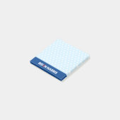 Post-it® Biden Harris White Stars Motif Light Blue (Incliné)