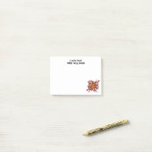 Post-it® BIEN FAIT Nom personnalisé Fun Comic Book (Sur un bureau)