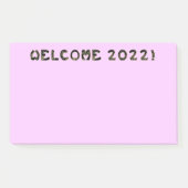 Post-it® bienvenue 2022 ! (Devant)