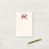 Post-it® Bienvenue à l'ours de Californie (Sur un bureau)