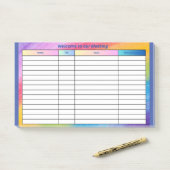 POST-IT® BIENVENUE À NOTRE RÉUNION (Sur un bureau)