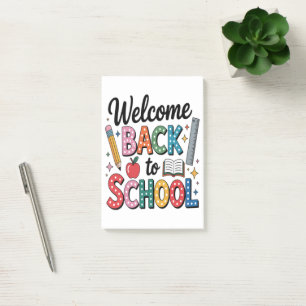 Post-it® Bienvenue au retour à l'école