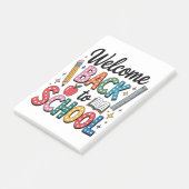 Post-it® Bienvenue au retour à l'école (Incliné)