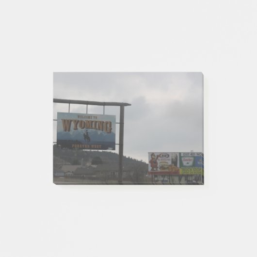 Post-it® Bienvenue dans Wyoming Publier la note (Devant)