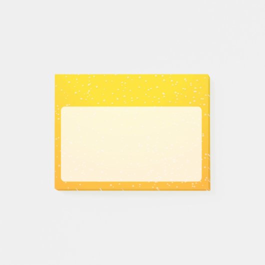 Post-it® Bière Lager avec de minuscules bulles (Devant)