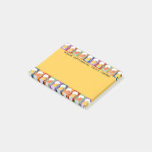 Post-it® BIÈRE Pop Art personnalisé Post-It notes (Incliné)