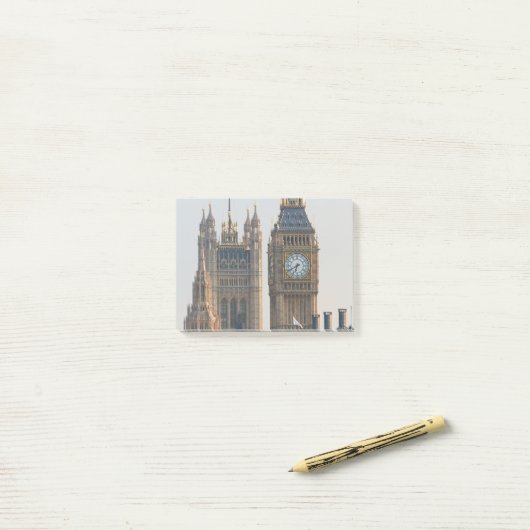 Post-it® Big Ben LONDON (Sur un bureau)