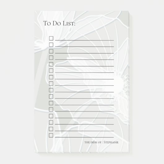 Post-it® Big Bold Hollyhocs CHOISIR LA COULEUR (Devant)