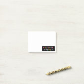 Post-it® Big fan of my dog (Sur un bureau)