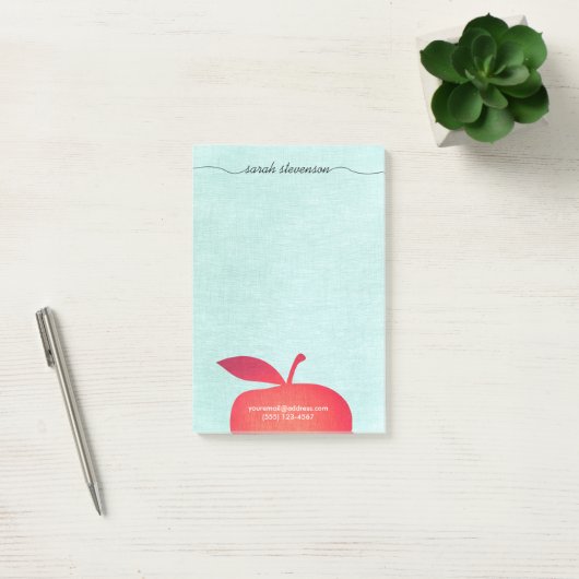 Post-it® Big Red Apple School Enseignant (Bureau)