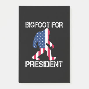 Post-it® Bigfoot pour le président Funny Bigfoot