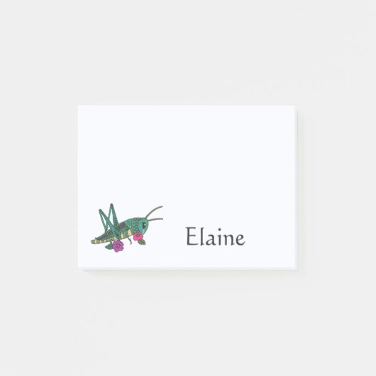 Post-it® Bijoux Grasshopper Poster Tone It Note (Devant)