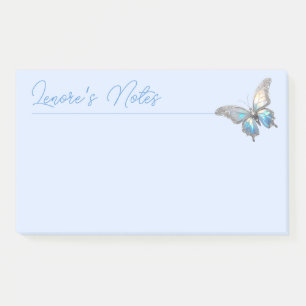 Post-it® Bijoux papillon Opale et argent